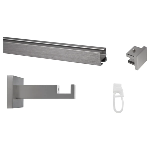 20mm Innenlaufgarnitur Square - Zamak - Edelstahl - Breite: 120 cm - Image 5