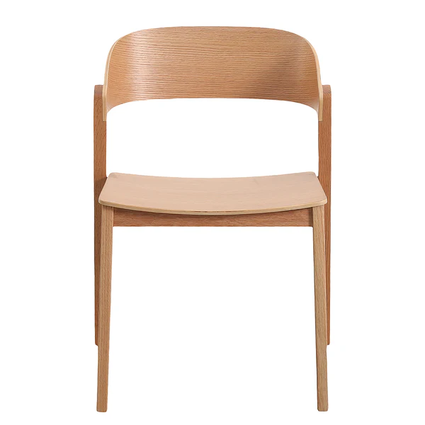 2er Set Esszimmerstühle Flomaton - Braun - Eiche - 57 x 76 x 52 cm - Image 7