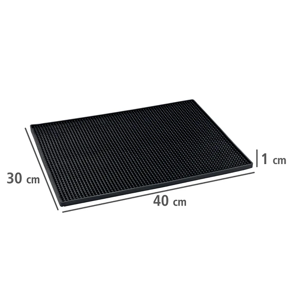 Abtropfmatte Maxi - Edelstahl / Bambus - Silber matt / Braun - Image 9
