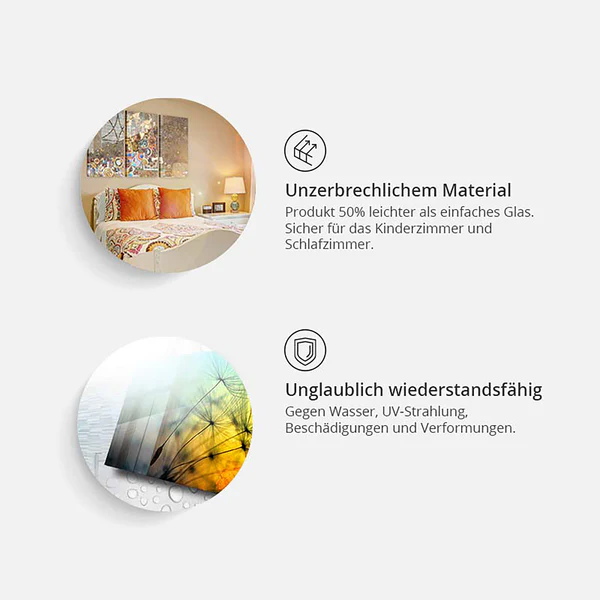 Acrylglasbild Golden Shot - Acrylglas - Schwarz / Gelb - 100 x 50 cm - Image 4