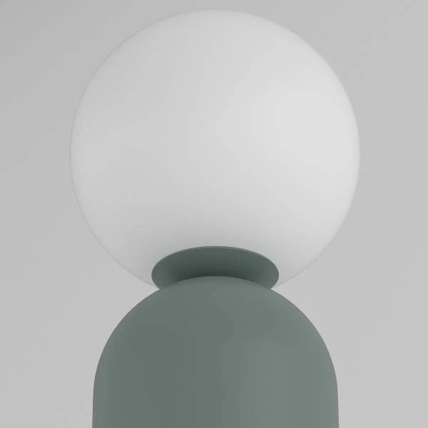 Akku-Tischleuchte ORA - Opalglas / Eisen - Weiß / Salbei - Image 10