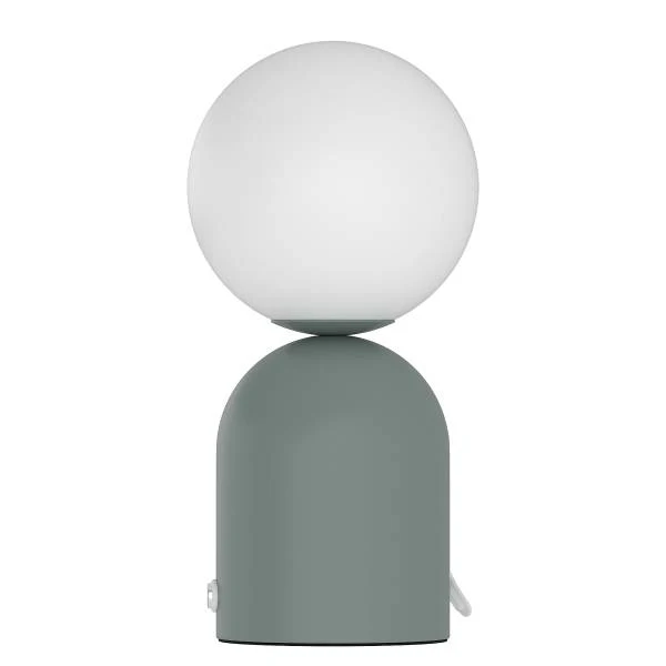 Akku-Tischleuchte ORA - Opalglas / Eisen - Weiß / Salbei - Image 6