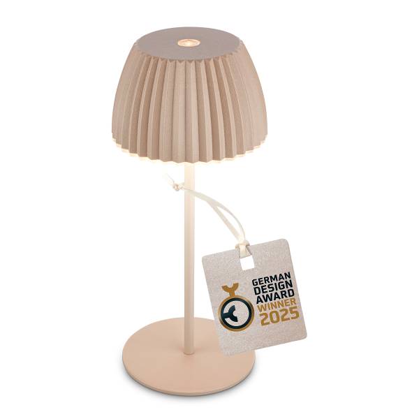 Akku-Tischleuchte Riffle Typ A - Beige - Image 11