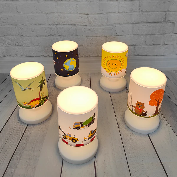 Akku-Tischleuchte Sunny - Kunststoff - Gelb - 1-flammig - Image 3