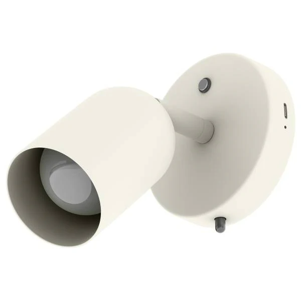 Akku-Wandleuchte DINA - 3-Stufen-Dimmer - inkl. Fernbedienung - Beige - Image 12