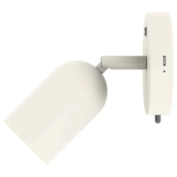 Akku-Wandleuchte DINA - 3-Stufen-Dimmer - inkl. Fernbedienung - Beige - Image 14