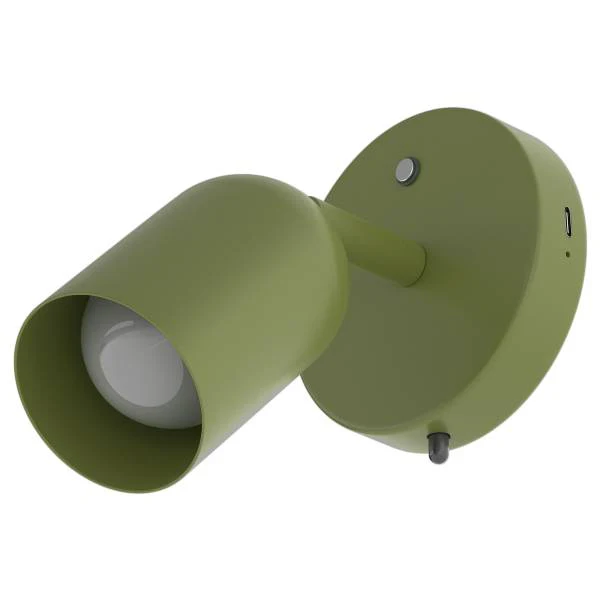 Akku-Wandleuchte DINA - 3-Stufen-Dimmer - inkl. Fernbedienung - Grün - Image 12