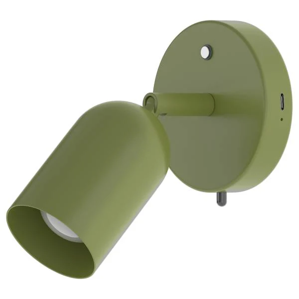 Akku-Wandleuchte DINA - 3-Stufen-Dimmer - inkl. Fernbedienung - Grün - Image 16