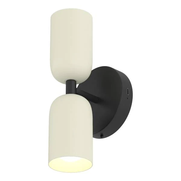 Akku-Wandleuchte NIMI - 3-Stufen-Dimmer - inkl. Fernbedienung - Creme / Schwarz - Image 10