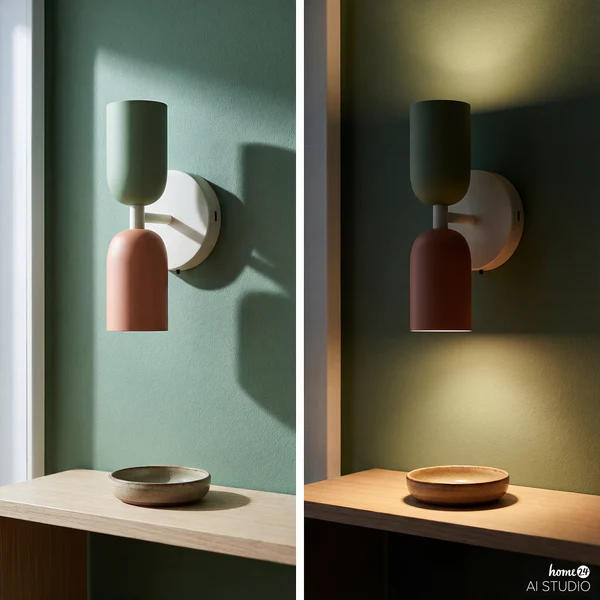 Akku-Wandleuchte NIMI - 3-Stufen-Dimmer - inkl. Fernbedienung - Multicolor - Image 3