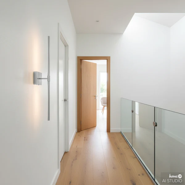 Akku-Wandleuchte ONS - 3-Stufen-Dimmer - inkl. Fernbedienung - Silber - Image 2