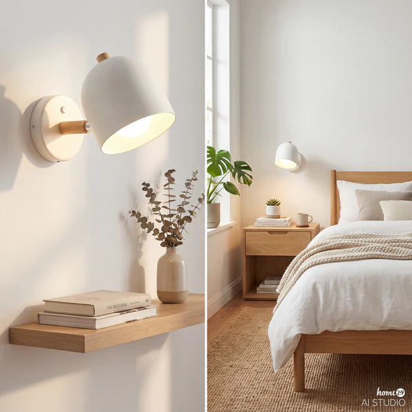 Akku-Wandleuchte REA - 3-Stufen-Dimmer - inkl. Fernbedienung - Image 2