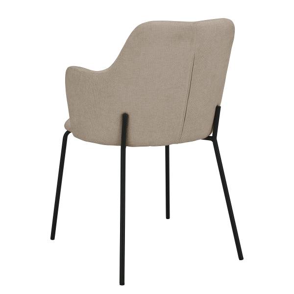 Armlehnenstuhl BECOLLA 2er-Set - Taupe - Image 5