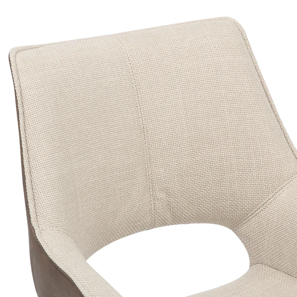 Armlehnenstuhl KISEL 2er-Set - Beige - Image 8