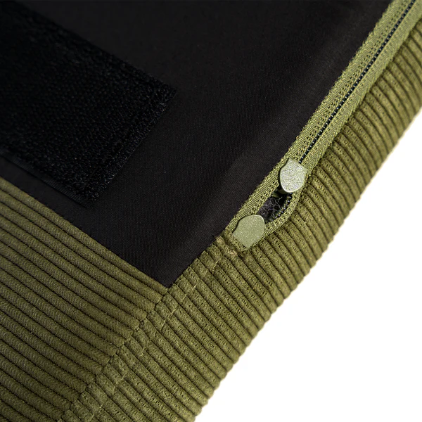 Armlehnenstuhl NICHOLAS - Cordstoff Winka: Olivegrün - Einzelstuhl - Image 15