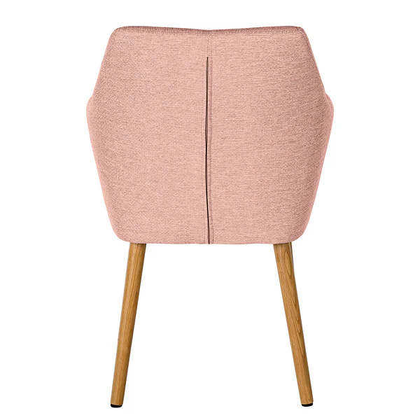 Armlehnenstuhl NICHOLAS - Webstoff Stefka: Rosa - Einzelstuhl - Image 9