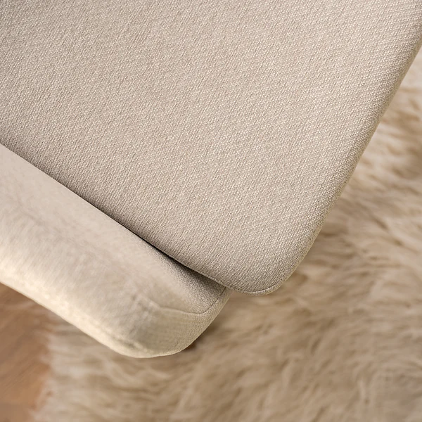 Armlehnenstuhl NICHOLAS XXL - Webstoff Stefka: Beige - Einzelstuhl - Image 8