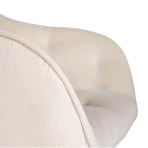 Armlehnenstuhl TILLY - Samt Vilda: Creme - Einzelstuhl - Image 13