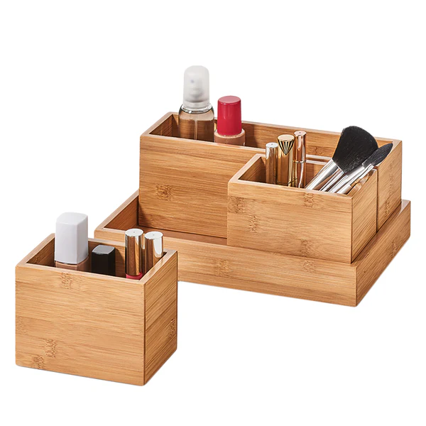 Aufbewahrungsbox Reid (4-tlg.) - Bambus - Natur - Image 3