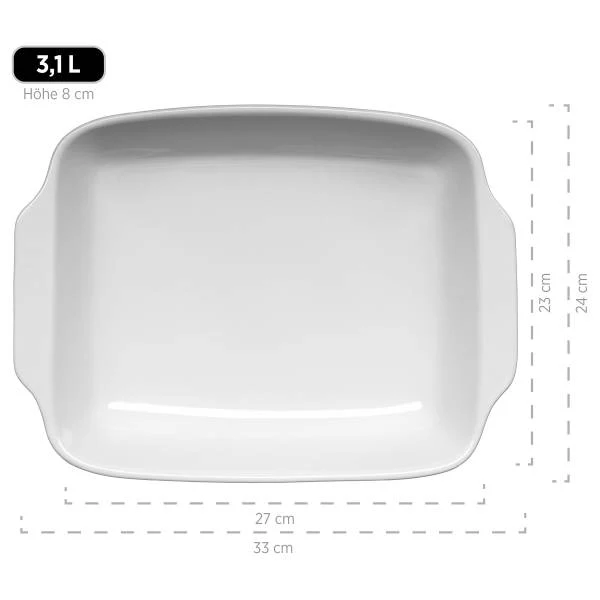 Auflaufform Ianti 2-teilig - Steinzeug - Beere - Image 8