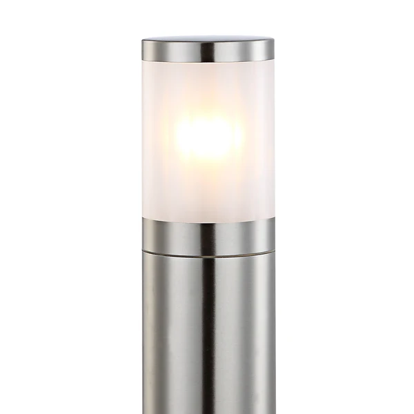 Außenleuchte Xeloo II - Kunststoff / Edelstahl - 1-flammig - Silber - Höhe: 50 cm - Image 3