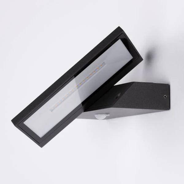 Außenwandleuchten Prim - Aluminium / Klarglas - Anthrazit