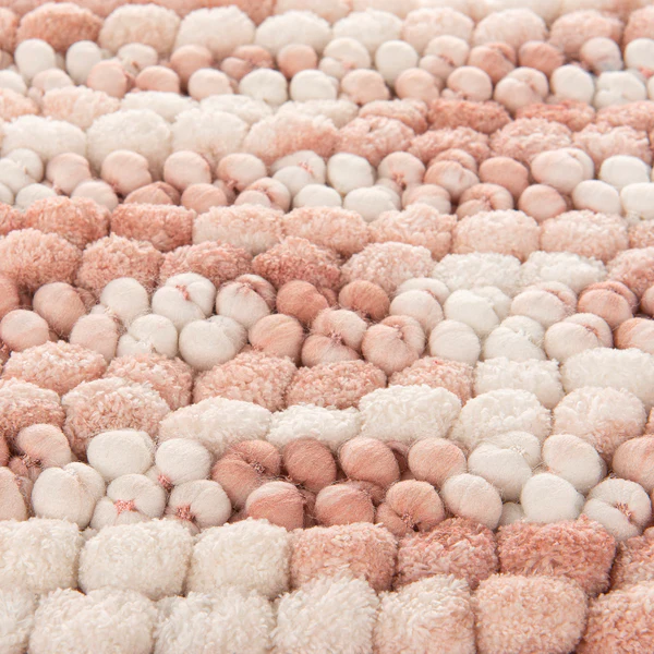 Badematte Brenda - Frottee - Rosa - 60 x 100 cm - Image 2