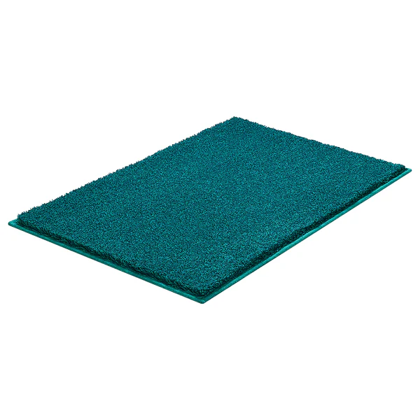 Badematte Concordia - Polyacryl - Türkis - 60 x 90 cm - Image 2