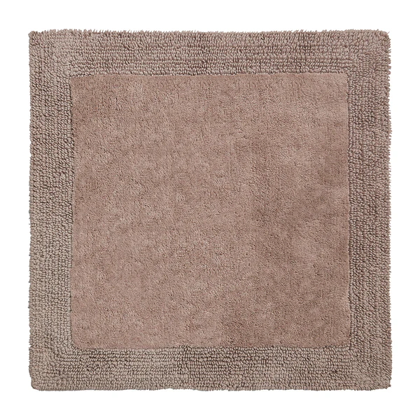 Badematte Luxor - Webstoff - Taupe - 60 x 60 cm