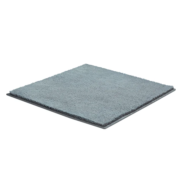 Badematte Marla - Webstoff - Taubengrau - 60 x 60 cm - Image 2