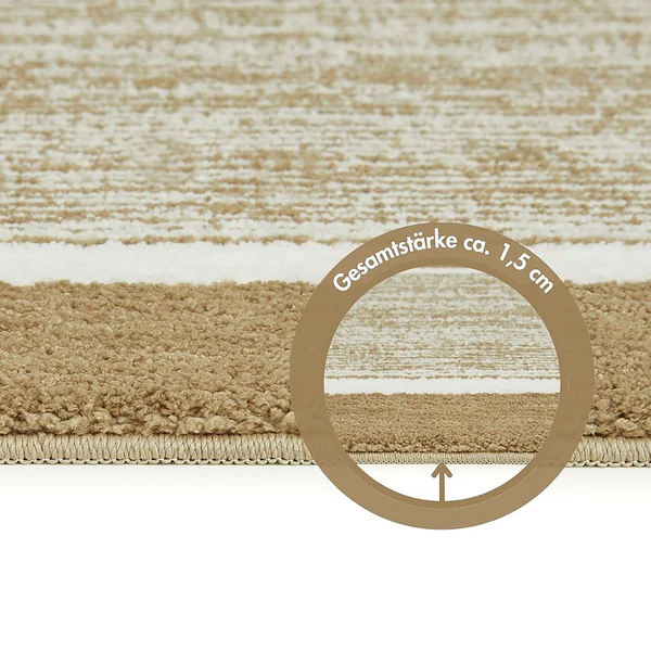 Badematte Maui 2er-Set Kombination B - recyceltes Polyester - Taupe - Image 16