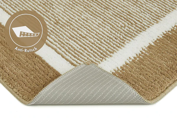 Badematte Maui 2er-Set Kombination B - recyceltes Polyester - Taupe - Image 9