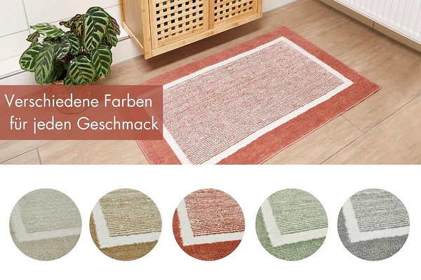 Badematte Maui - recyceltes Polyester - Rot - 50 x 80 cm - Image 14