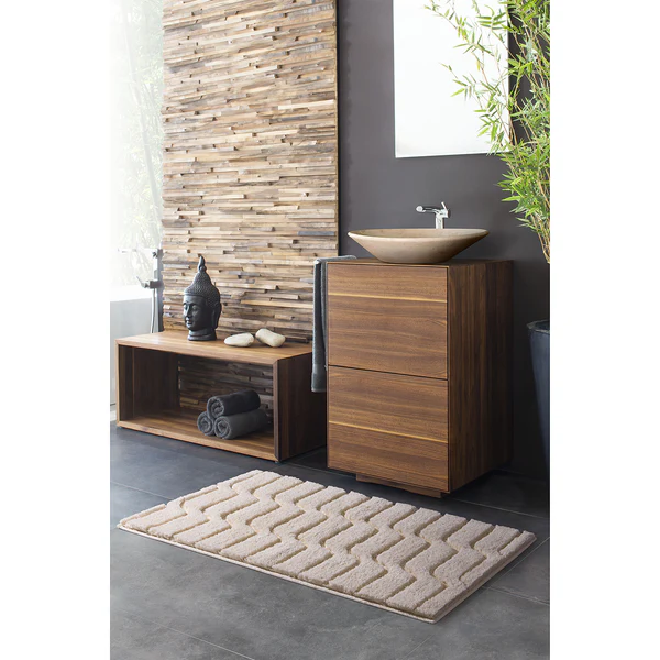 Badematte Vogue - Webstoff - Ivory - 70 x 120 cm - Image 2