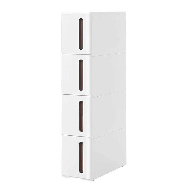 Badregal Mansura mit 4 Schubladen - Taupe