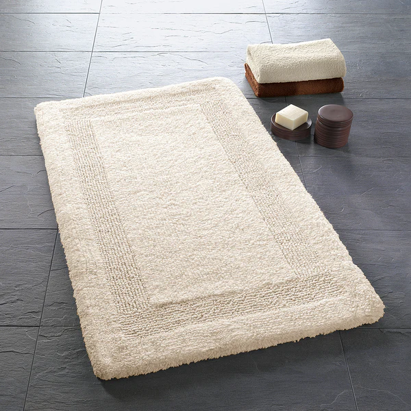 Badteppich Arizona - Baumwolle - Beige - 80 x 140 cm - Image 2