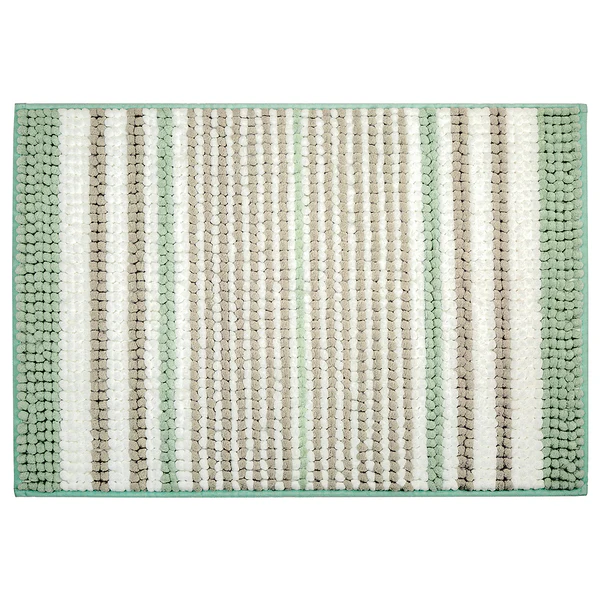 Badteppich Bola - Polyester - Grün - 70 x 120 cm