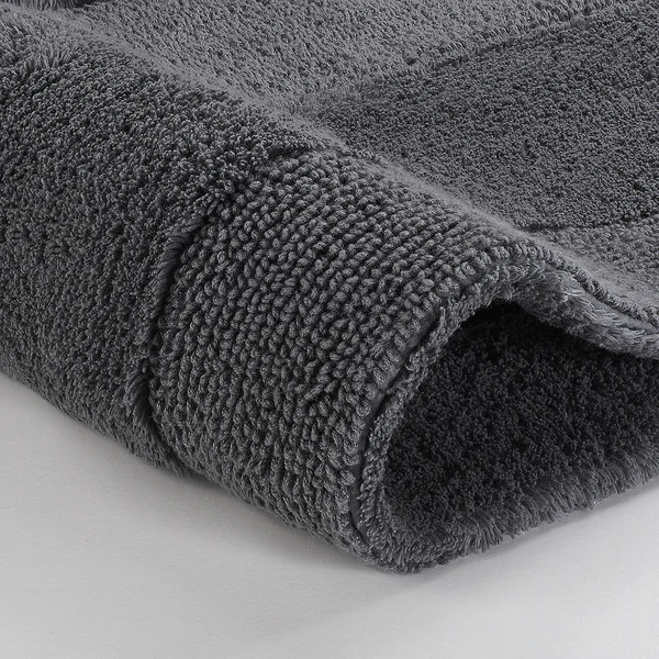 Badteppich Havanna - Baumwolle - Schiefergrau - 70 x 120 cm - Image 4