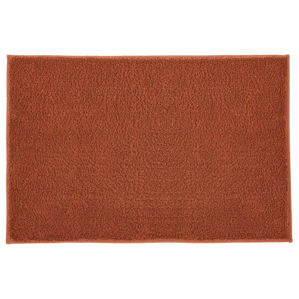 Badteppich Kansas - Baumwolle - Rot - 60 x 90 cm