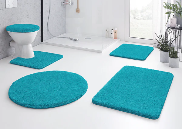 Badteppich Relax - Polyacryl - Türkis - 60 x 100 cm - Image 2