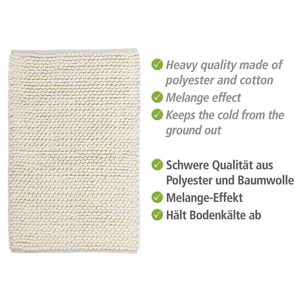 Badteppich Urdu - Baumwolle / Polyester - Beige - Image 3