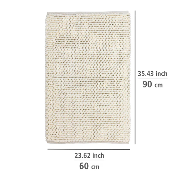 Badteppich Urdu - Baumwolle / Polyester - Beige - Image 6