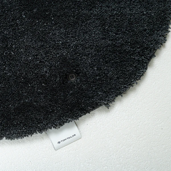 Badvorleger Cozy Bath Uni Oval - Polyester - Anthrazit - Anthrazit - Image 5