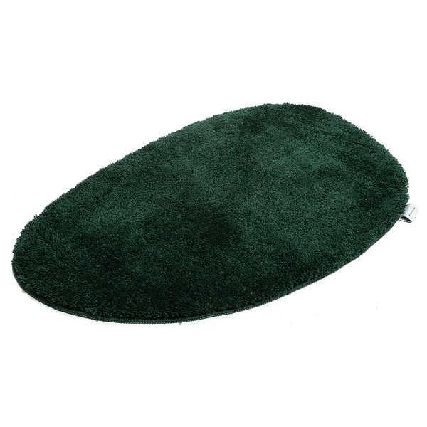 Badvorleger Cozy Bath Uni Oval - Polyester - Grün - Grün - Image 3