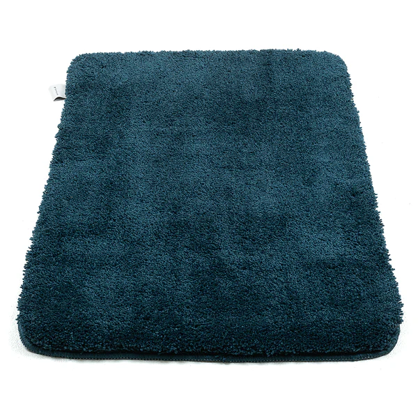 Badvorleger Cozy Bath Uni - Polyester - Petrol - Petrol - 60 x 100 cm - Image 2