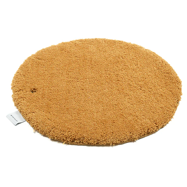 Badvorleger Cozy Bath Uni Rund - Polyester - Gold - Gold - Durchmesser: 60 cm - Image 3