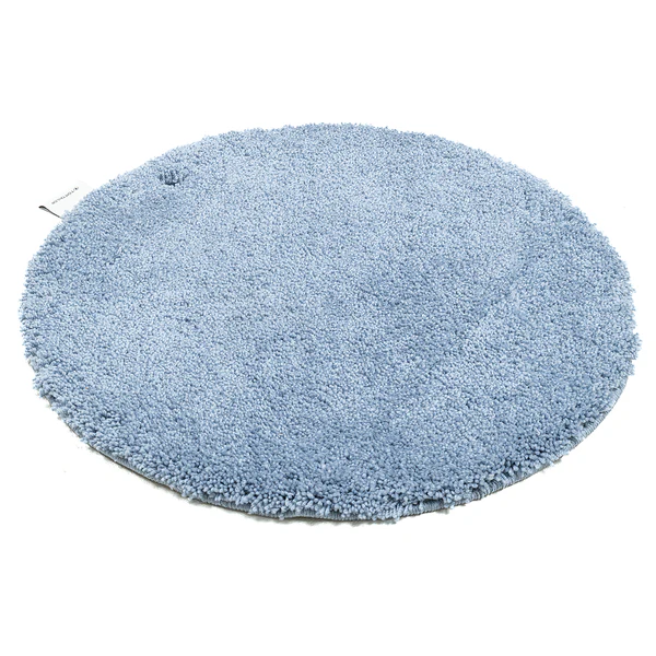 Badvorleger Cozy Bath Uni Rund - Polyester - Hellblau - Hellblau - Durchmesser: 60 cm - Image 3
