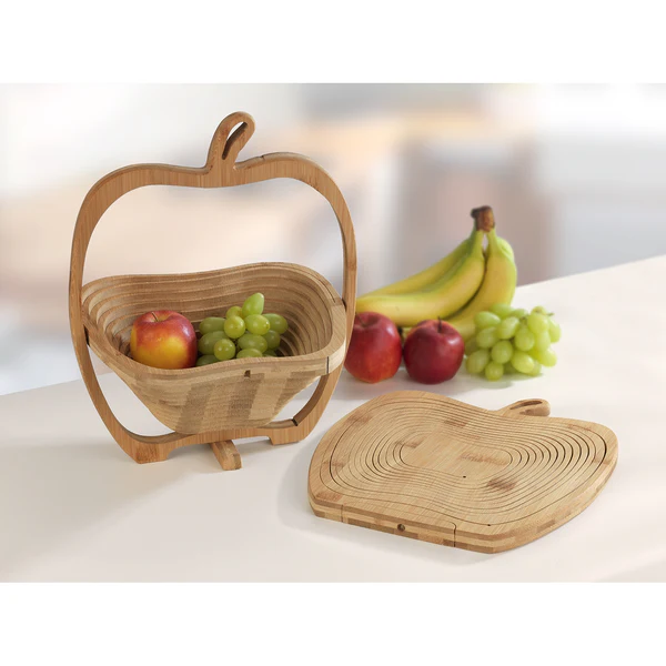 Bambus Obstkorb Alvida - Bambus - Braun - Image 4