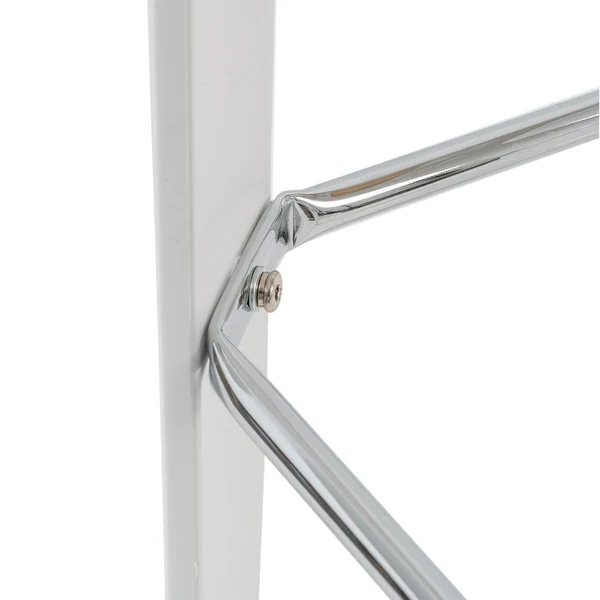 Barhocker Eiby - Esche massiv / Kunststoff & Metall - Esche / Weiß & Chrom - Image 13