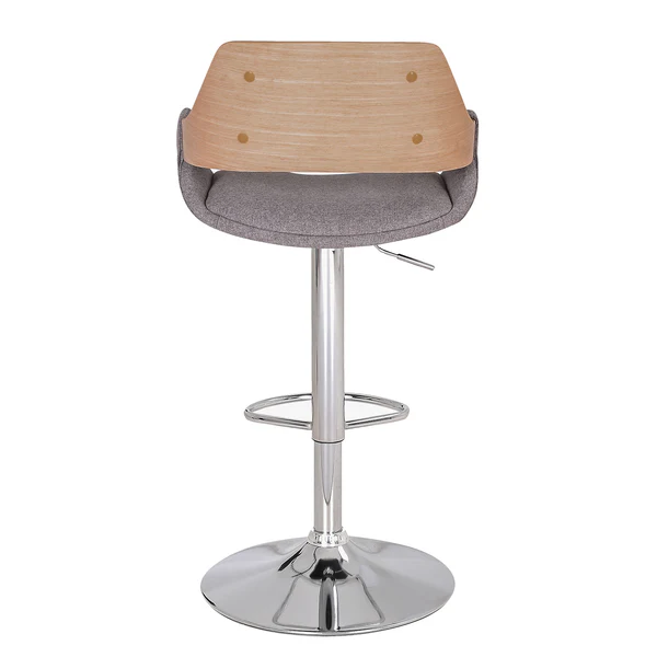 Barstuhl Bedsted - Webstoff / Metall - Anthrazit - Image 5